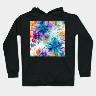 Rainbow flowers 7 Hoodie